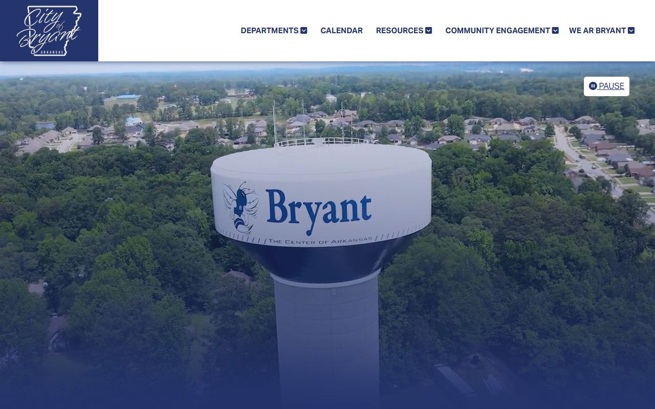 Bryant government portal for booking reports