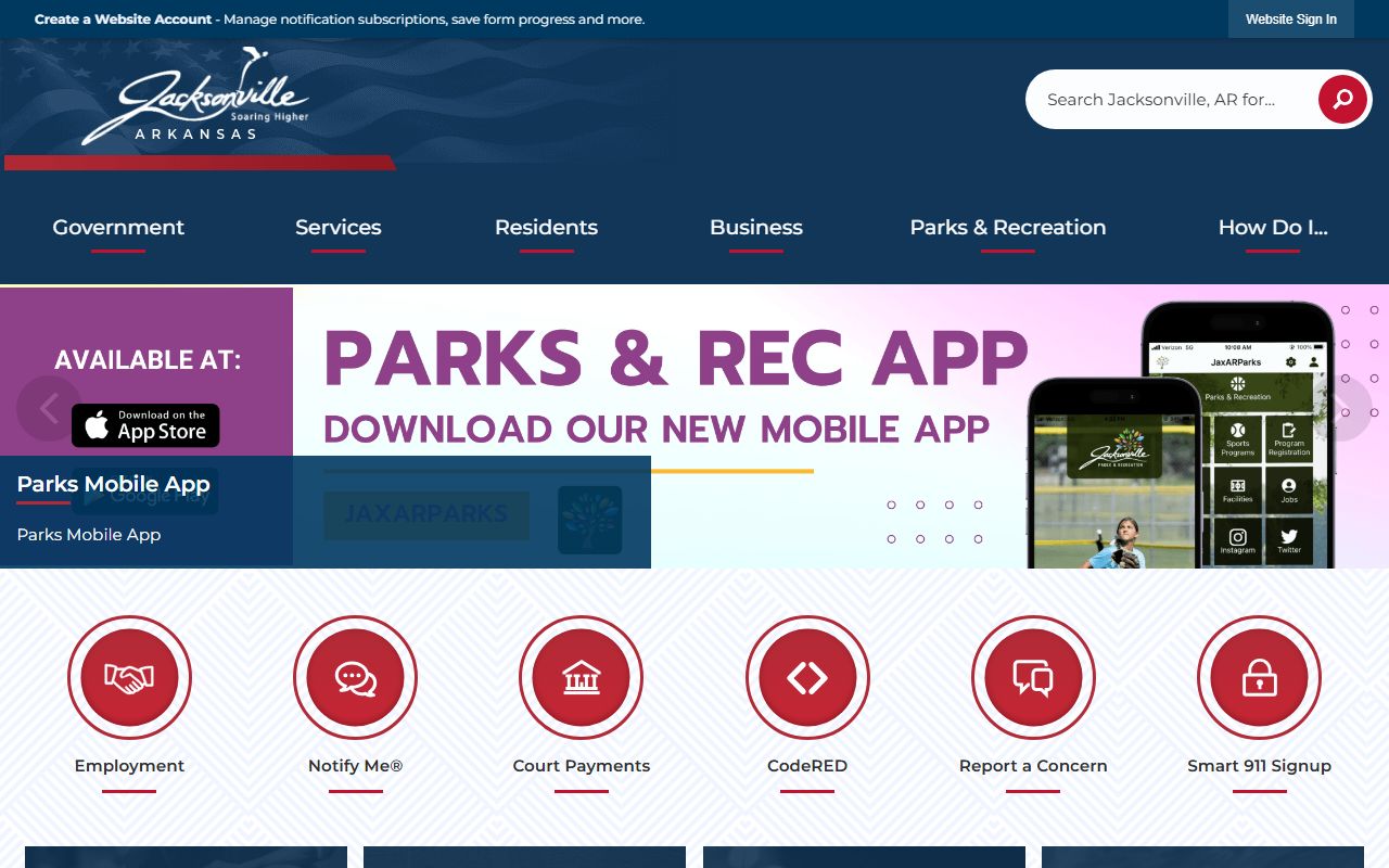 Jacksonville government portal for booking reports