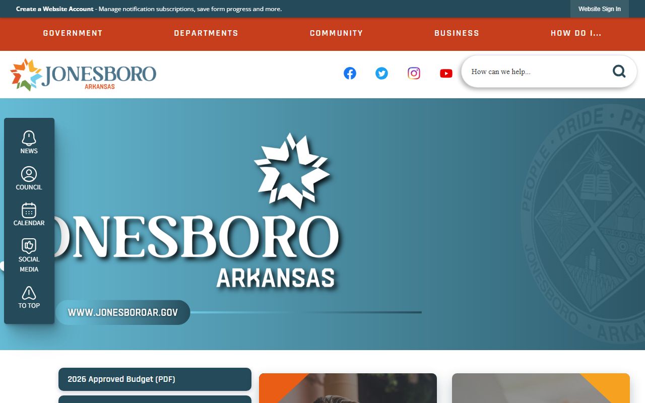 Jonesboro government portal for booking reports