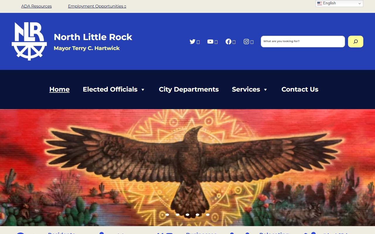North Little Rock government portal for booking reports